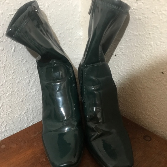 PRemark green ankle high boots wit zipper size 7 - Picture 1 of 5